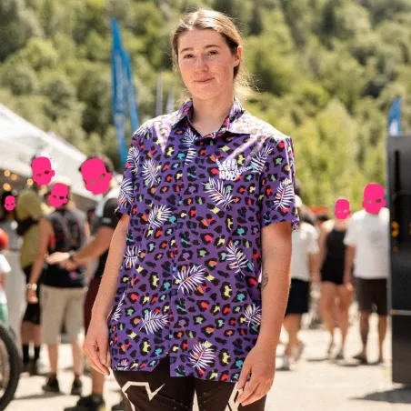 NOBRAIN - Chemise "Purple disco !"