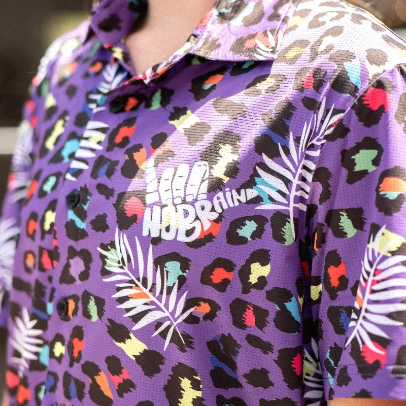 NOBRAIN - Chemise "Purple disco !"