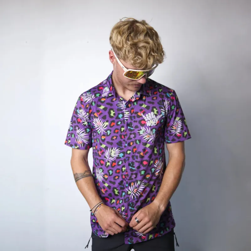NOBRAIN - Chemise "Purple disco !"