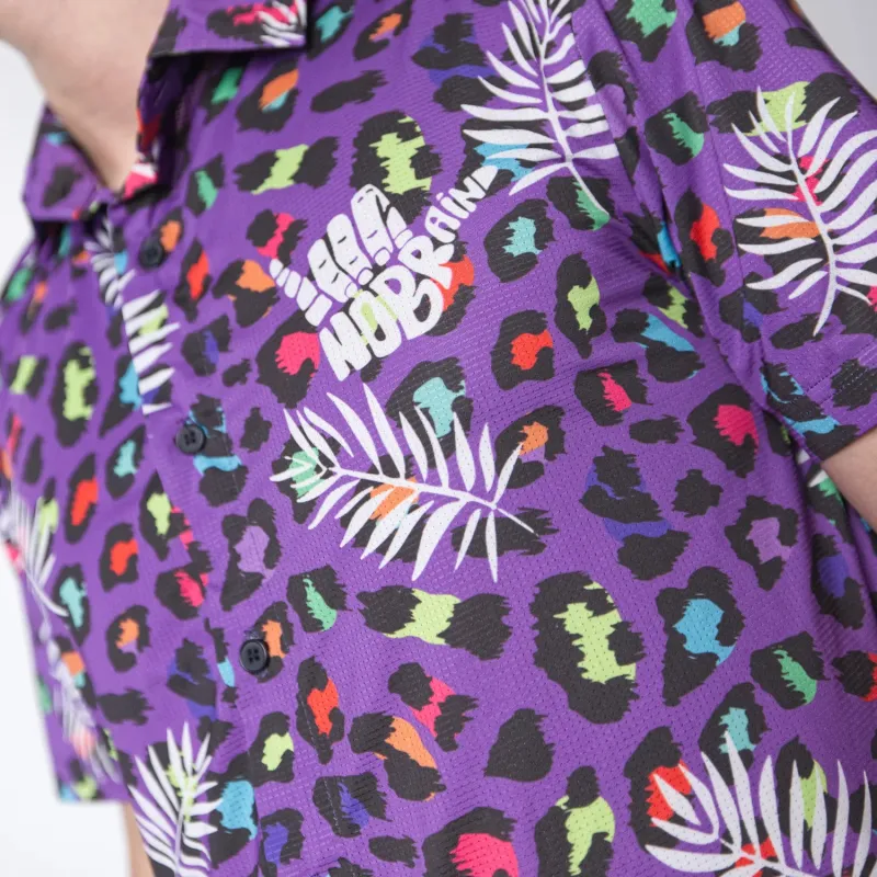 NOBRAIN - Chemise "Purple disco !"